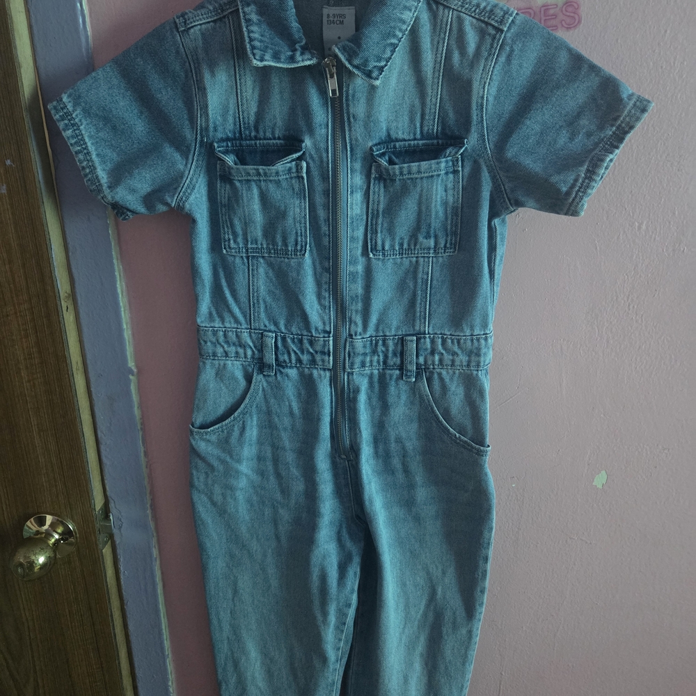 Primark Blue Jumpsuit Relaxed Fit